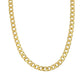 Curb Link Necklace and Bracelet Set-18k Gold Filled