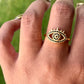 Carole Evil Eye Ring-18k Gold Filled