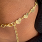 Amora Curb Link Anklet-18k Gold Filled