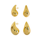 Torie Chunky Teardrop Earrings-18k Gold Plated