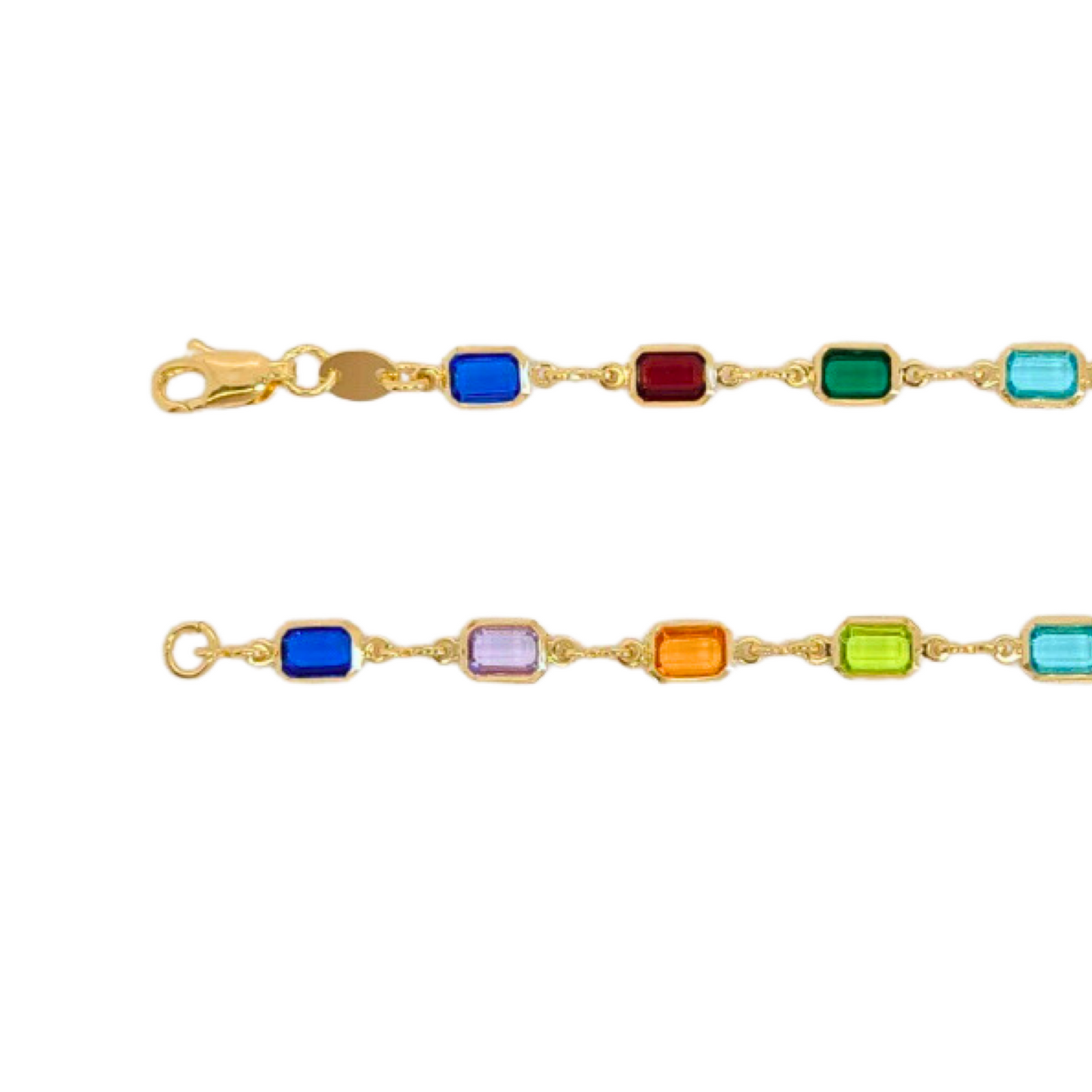 Zari Multicolor Chain-18k Gold Filled