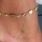 Forever Heart Link Anklet-18k Gold Filled