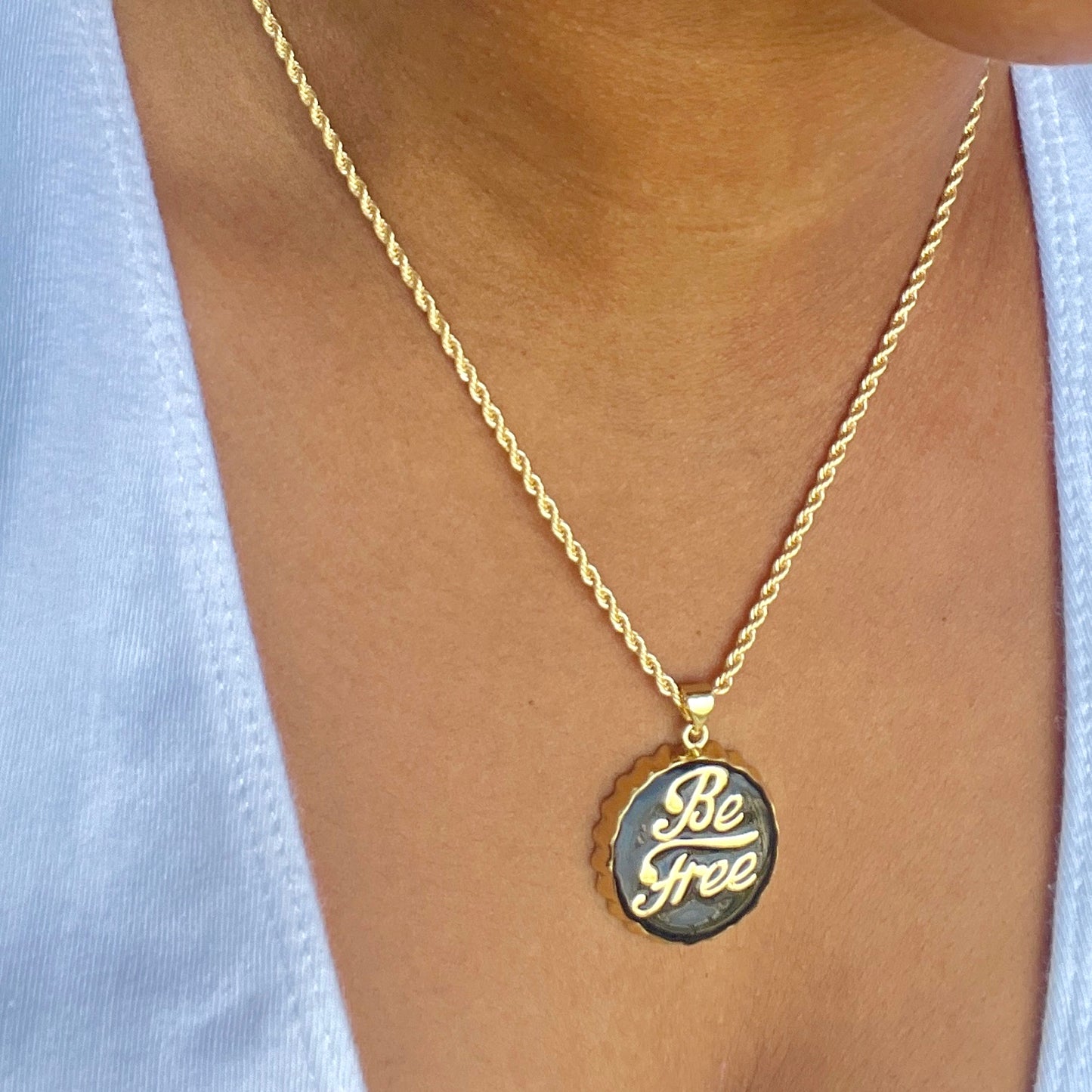 Chelsey Pendant Necklace- 18k Gold Filled