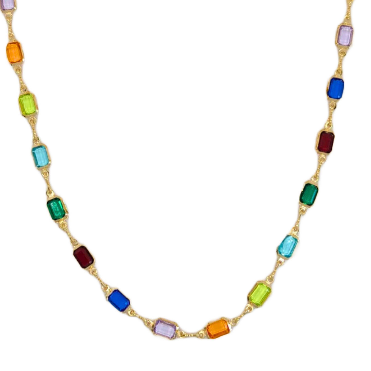 Zari Multicolor Chain-18k Gold Filled