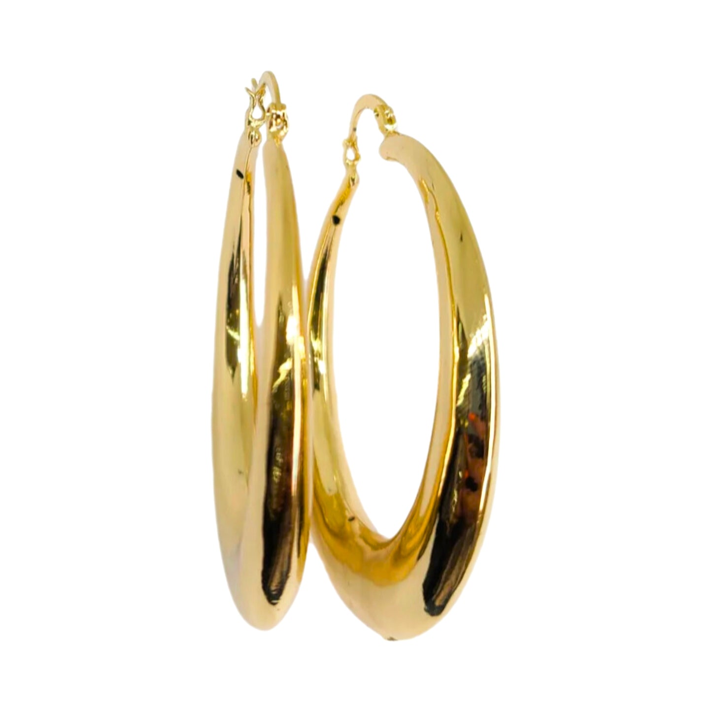 Celeste Hoop Earrings-18k Gold Plated