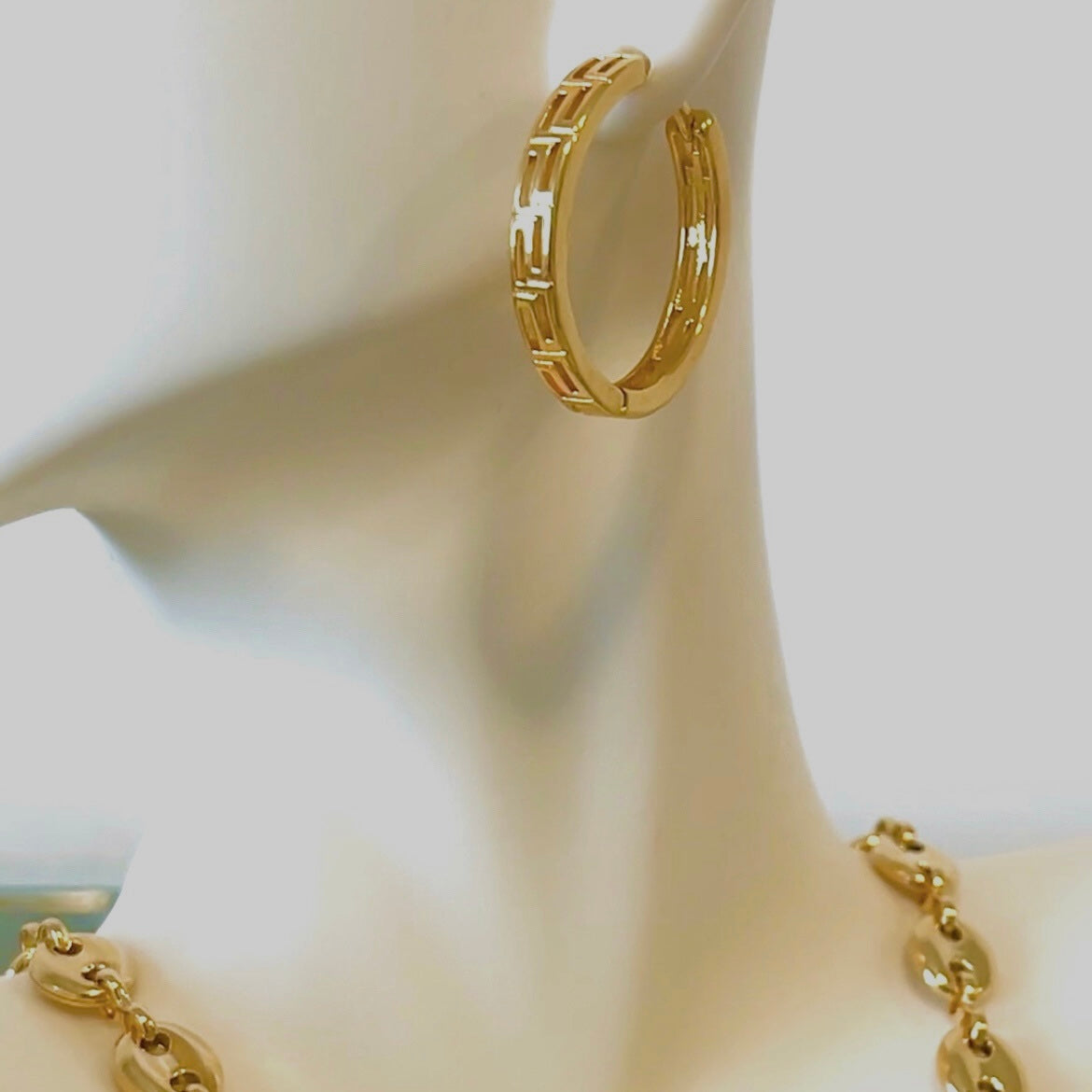 Blair Hoop Earrings-18k Gold Plated