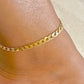 Thia Curb Link Anklet-18k Gold Filled-4.5mm