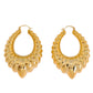 Jessie Hoop Earrings-18k Gold Plated