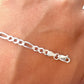 Figaro Link Anklet-925 Sterling Silver