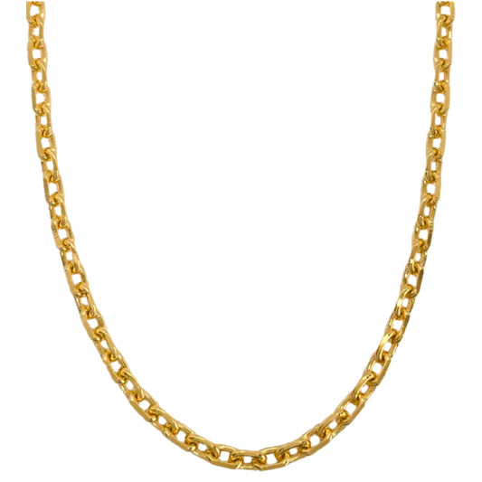 Dalia Rolo Link Chain-18k Gold Filled