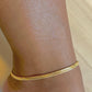 Tania Herringbone Link Anklet-18k Gold Filled