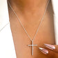 Clara Cross Necklace-925 Sterling Silver