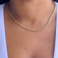 18k Gold Filled Cuban Link Chain-5mm