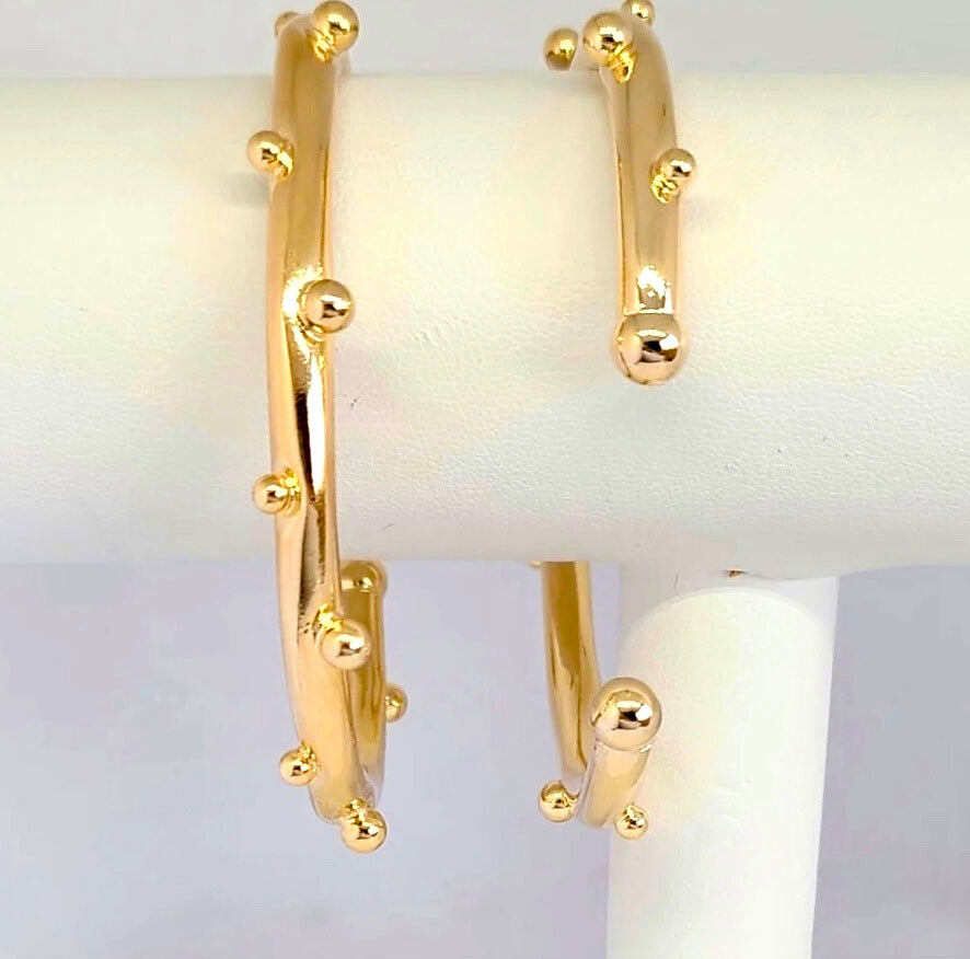 Bonita Bangle-18k Gold Plated