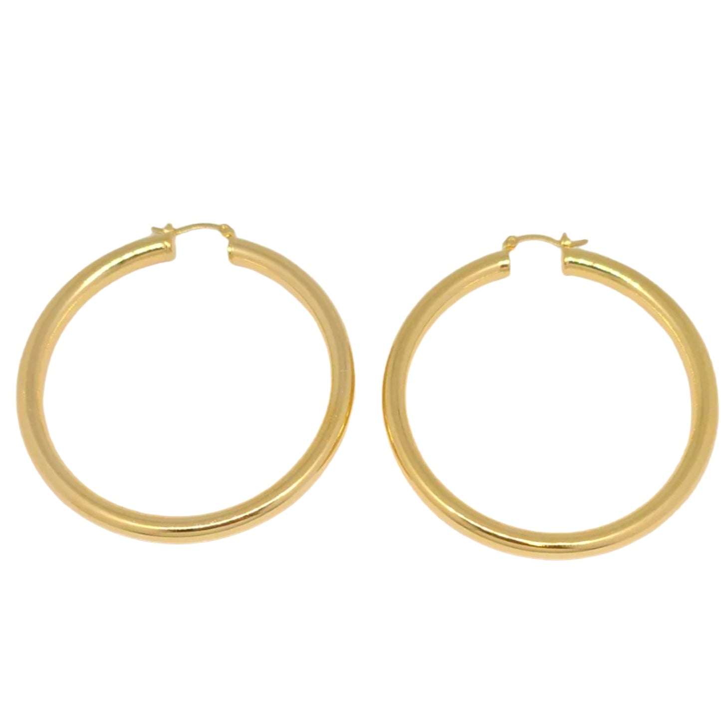 Rhea Hoop Earrings-18k Gold Plated