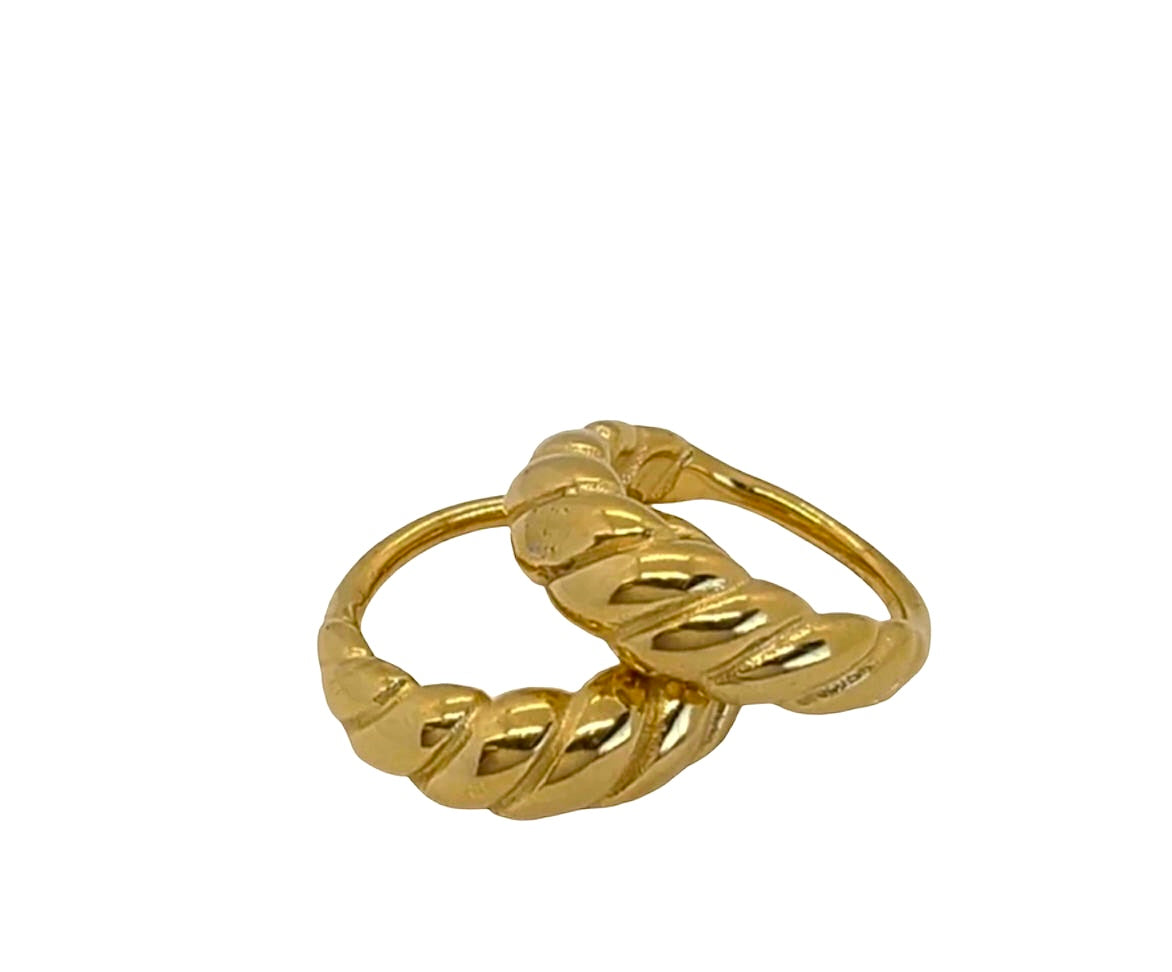 18k Gold Plated Milan Ring