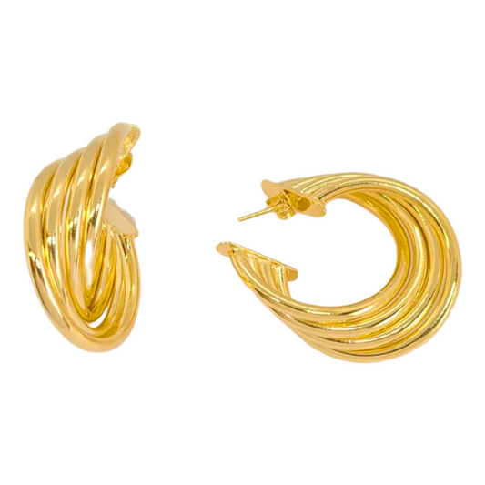 Kenzie Earrings-18k Gold Plated