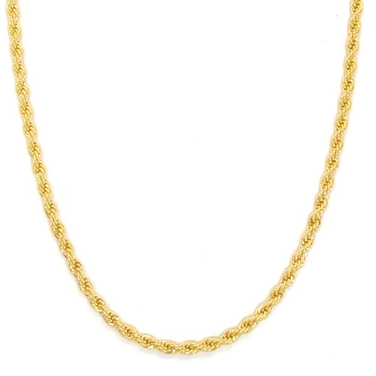 Ariel Rope Link Chain-18k Gold Filled