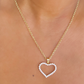 Toni Heart Pendant Necklace-18k Gold Filled