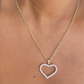 Toni Heart Pendant Necklace-18k Gold Filled