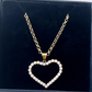 Toni Heart Pendant Necklace-18k Gold Filled