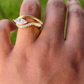 18k Gold Plated Cerina CZ Ring