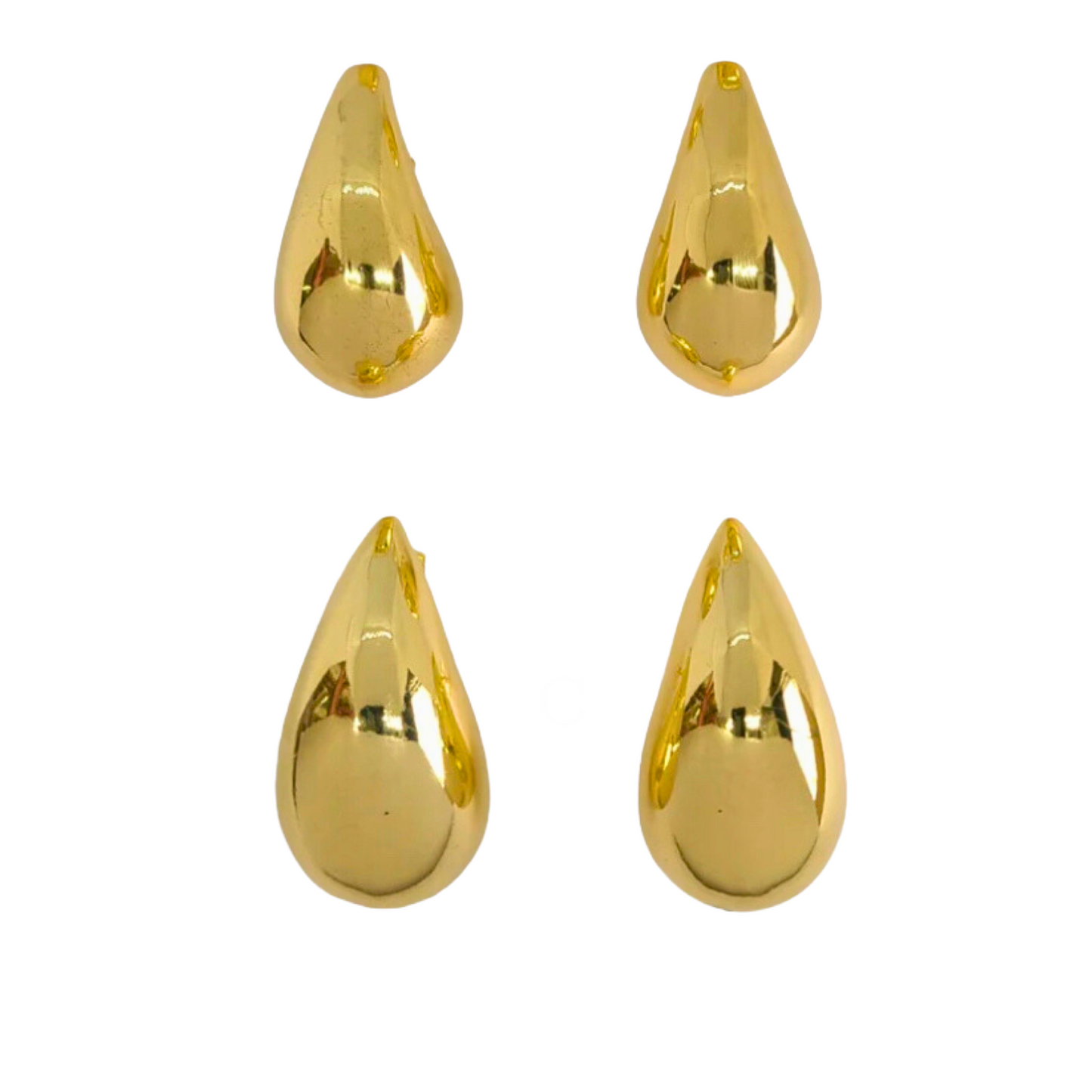 Torie Chunky Teardrop Earrings-18k Gold Plated