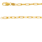 Rolo Paperclip Link Chain-18k Gold Filled