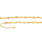 Forever Heart Link Anklet-18k Gold Filled