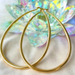 Rena Hoop Earrings-18k Gold Plated