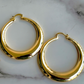 Celeste Hoop Earrings-18k Gold Plated