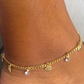 Lily Charms Curb Link Anklet