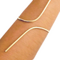 Kaci Plain Arm Cuff-18k Gold Plated