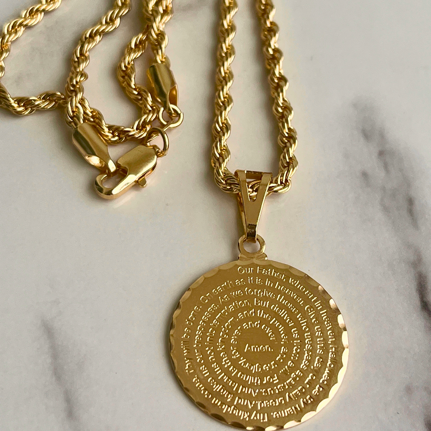 Grace Pendant Necklace-18k Gold Filled