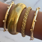 Nellie Bangle-Gold Plated