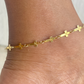 Hope Cross Link Anklet-18k Gold Filled