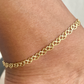 Emma Heart Link Anklet-18k Gold Filled