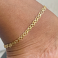 Emma Heart Link Anklet-18k Gold Filled