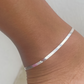 Herringbone Link Anklet-925 Sterling Silver