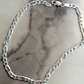 Figaro Link Anklet-925 Sterling Silver