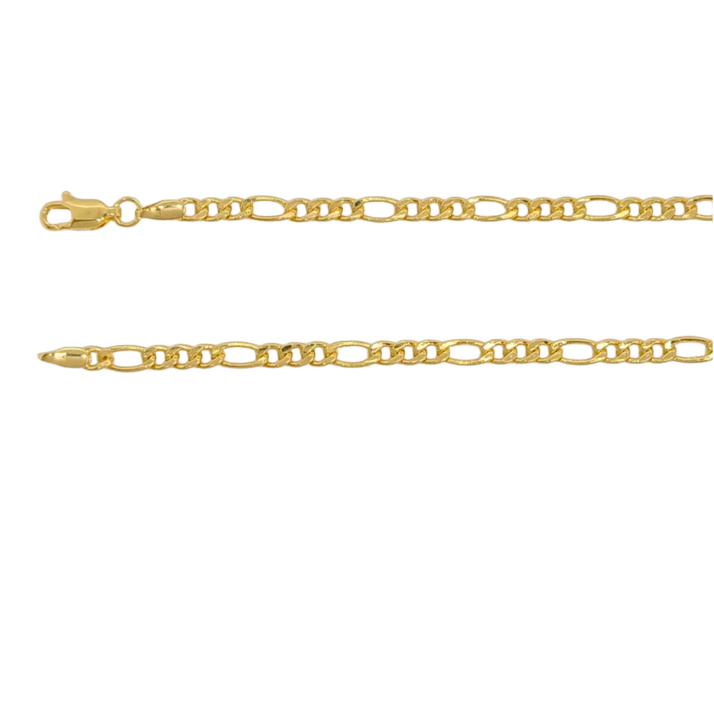 Figaro Link Chain 4MM-18k Gold Filled