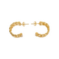 Tasia Half Hoop Earrings-18k Gold Filled