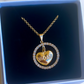 Radiant Mom Zircon Pendant Necklace-18k Gold Filled