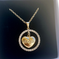 Radiant Mom Zircon Pendant Necklace-18k Gold Filled