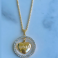 Radiant Mom Zircon Pendant Necklace-18k Gold Filled