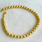 Bria Beaded Link Anklet-18k Gold Filled