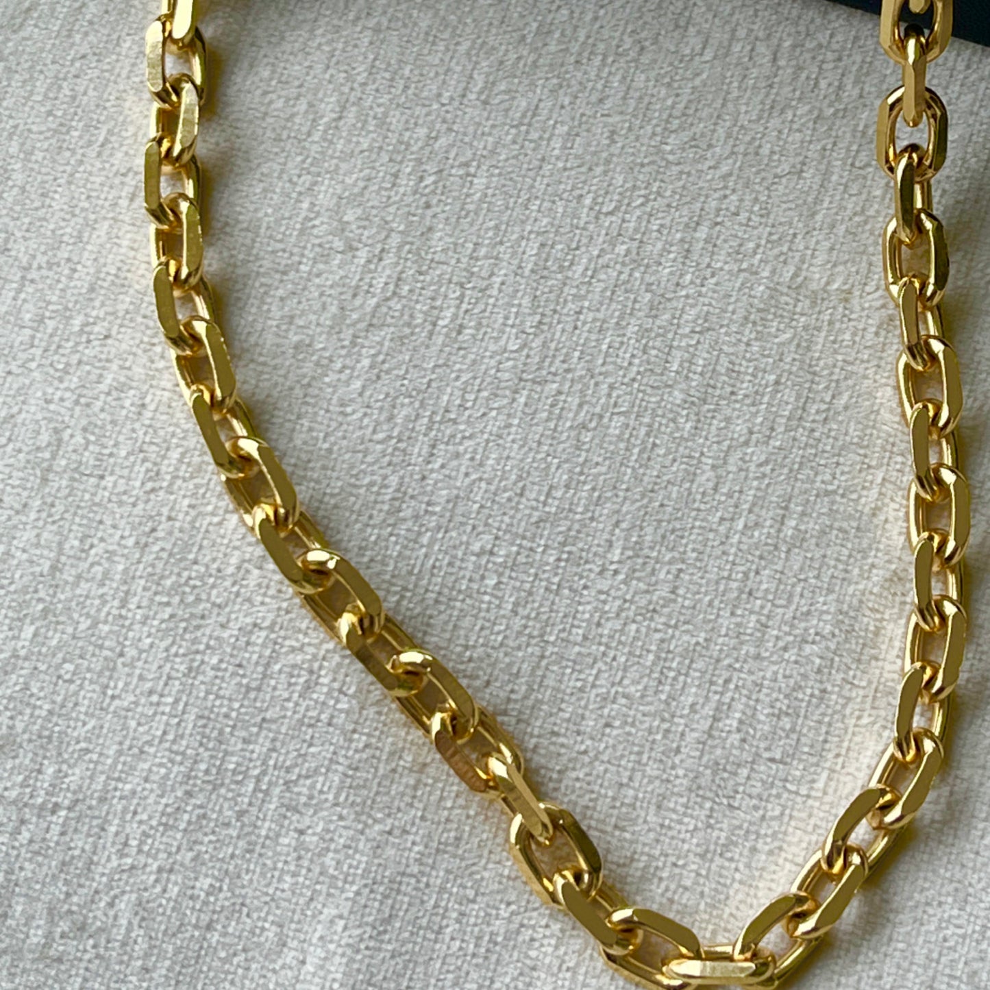 Dalia Rolo Link Chain-18k Gold Filled