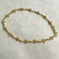 Hope Cross Link Anklet-18k Gold Filled