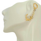 Mia Double Piercings Earrings -18k Gold Filled