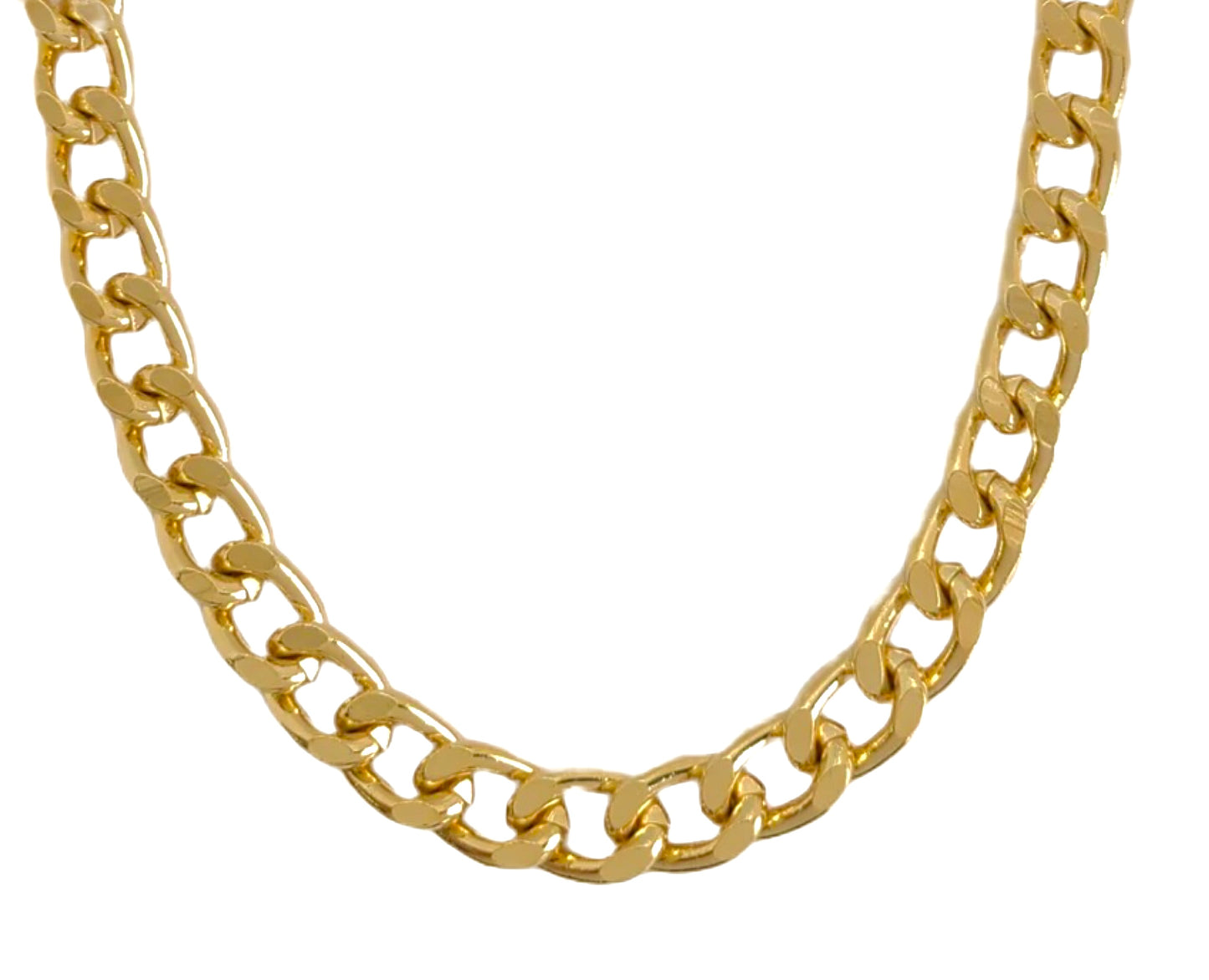 Priscilla 18k Gold Filled Cuban Link Chain 11mm